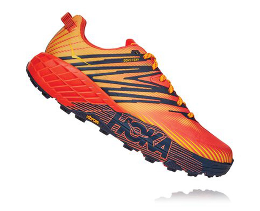 Hoka One One Trail Schoenen Heren - Speedgoat 4 Gore-Tex - Rood - TB3192708